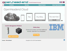 Tablet Screenshot of openheadend.tv